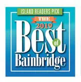 Island Readers Pick: The Best of Bainbridge 2019 badge.